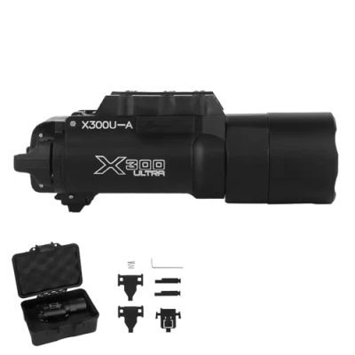 Afbeelding van Lampe Torche Tactique Universelle X300 A 800 Lumens, Montage Sur Rail, LED, avec Support À Rainure en T, Compatible Picatinny(Black)