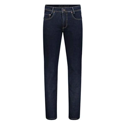 Afbeelding van MAC Jeans Arne Straight voor heren, H611 Deep Blue Stonewash