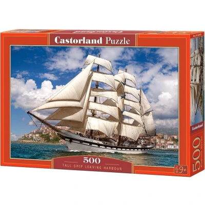 Afbeelding van Castorland Legpuzzel Tall Ship Leaving Harbour 500 Stukjes