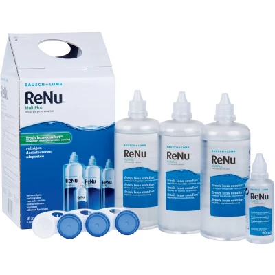 Afbeelding van ReNu MultiPlus alles in één lenzenvloeistof 3x 360ml + 1x 60ml