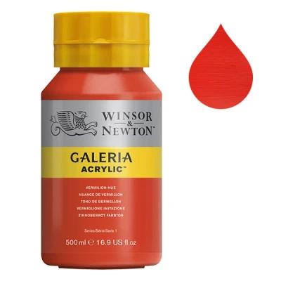 Image de Winsor &amp; Newton Galeria peinture acrylique (500 ml) 682 nuance de vermillon