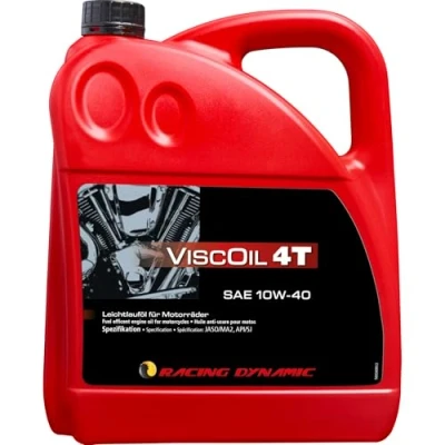 Afbeelding van Racing Dynamic Viscoil 4T SAE 10W 40 minéral 4000 ML huile de Moteur Motominéral légère à base minérale, protection contre l&#039;usure la corrosion et formation résidus