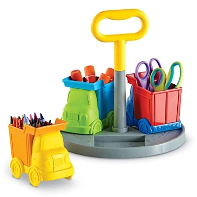 Afbeelding van Create a Space Kiddy Centrum Vrachtwagens! 5 Stukken Speelset
