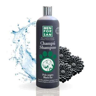 Afbeelding van Shampoo Menforsan Hond Donker Haar 1 L