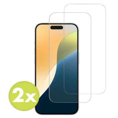 Afbeelding van Accezz screenprotector Geschikt voor iPhone 16 Pro 2 pack glass