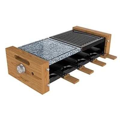 Image de Plaque chauffantes grill Cecotec Cheese&amp;Grill 8400 Wood MixGrill 1200 W