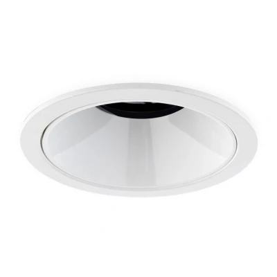 Afbeelding van LED Inbouwspot 15W CREE, Rond, Ø108mm, Kantelbaar, Dimbaar, Wit/Wit, Warm Wit