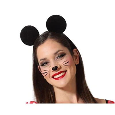 Afbeelding van Atosa Verkleed diadeem muis/muizen oren/oortjes meisjes/dames Carnaval