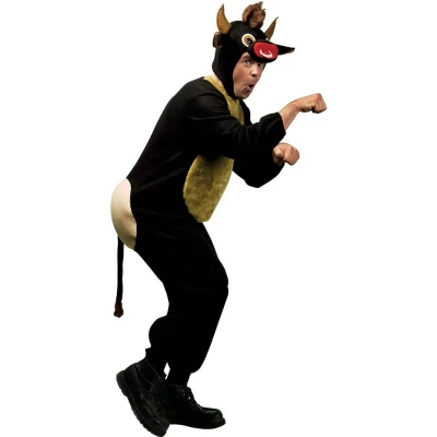 Afbeelding van Widmann Koe &amp; Stier Kostuum Grappige XL Man Zwart Carnavalskleding Verkleedkleding