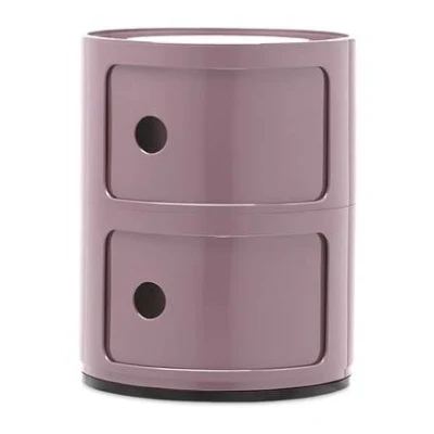 Afbeelding van Kartell Componibili Kast 2 Modules Mauve
