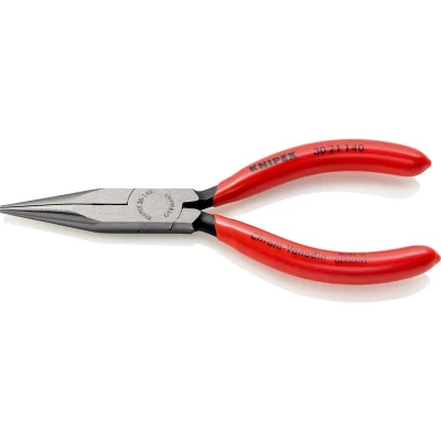 Image de KNIPEX 30 21 140 pince à bec long plastifiée noire atramentisée mm