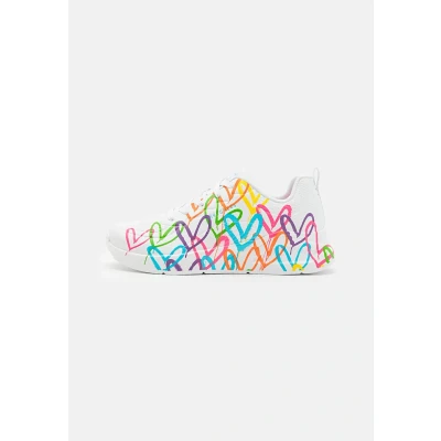 Afbeelding van Skechers Sport UNO LITE Sneakers laag white/multicoloured, Dames, Maat: 37.5, White/multi coloured Hoogwaardig imitatieleer
