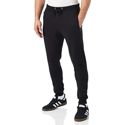 Image de FM London Slim Pantalon de jogging coupe ajustée pour hommes à poches zippées