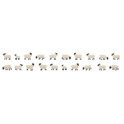Afbeelding van Faller 155906 N Zwarte kopschapen figuren Geverfd, Staand