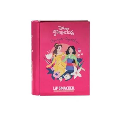 Afbeelding van Lip Smacker Disney Princess schoonheidsboek van tin, magisch met rode en lipgloss, glinsterende crèmes nagellak, haaraccessoires make up inbegrepen