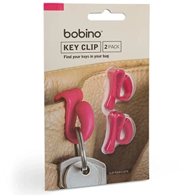 Afbeelding van Key Clip 2Pack Rubine
