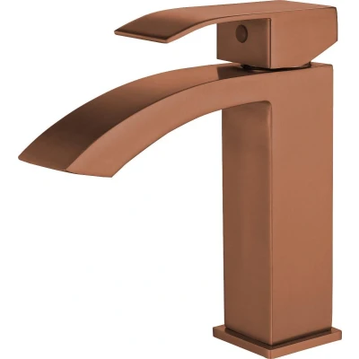 Afbeelding van Allibert Cabernet wastafelkraan 4.2x15cm koper