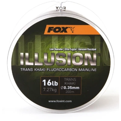 Afbeelding van Fox Edges Illusion Soft Mainline X 200m Trans Khaki Karper vislijnen 0.39 mm 8.64 kg 19 lb