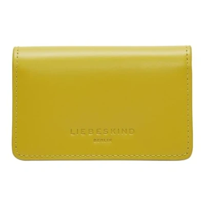 Afbeelding van LIEBESKIND BERLIN Portemonnee Paper Bag Carter Frieda Ziparound Wallet Hightech Donkergeel