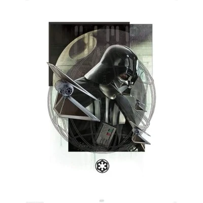 Afbeelding van Poster Star Wars Darth Vader Strikers 80 X 60 Cm Zwart