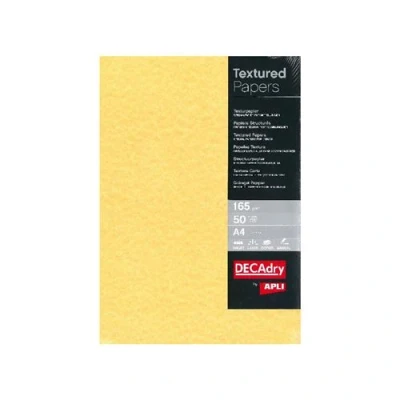 Image de Decadry pcl1676 boîte de 50 feuilles a4 165g parchemin or