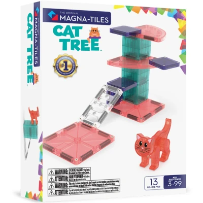 Afbeelding van Magna tiles magnetische tegels cat tree 13st
