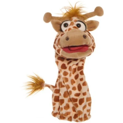Afbeelding van Living Puppets Kletsworm Giraffe handpop