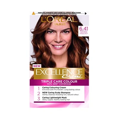 Afbeelding van L&#039;OREAL Excellence Light Amber Brown 6.41 1 stuk