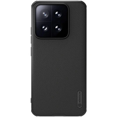 Afbeelding van Nillkin Frosted Shield Xiaomi 14 Hoesje MagSafe Back Cover Zwart