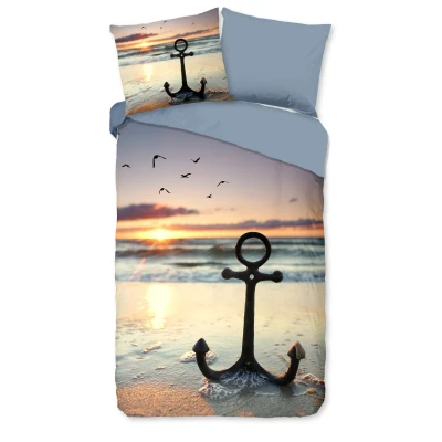 Afbeelding van Good Morning Dekbedovertrek &quot;strand/ zee&quot; Multi (140x200/220 cm) Katoen