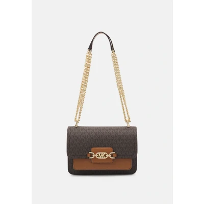 Afbeelding van Michael Kors Heather Handtas, Dames, Maat: One Size, Brown/acorn