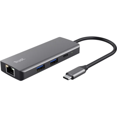 Afbeelding van Adapter Trust DALYX 6 in 1 USB C multipoort