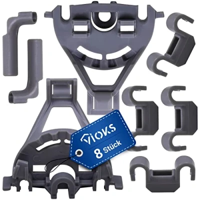 Afbeelding van Set van 8 reservehouders voor Bosch Siemens Neff 00428344 428344 onderste mand