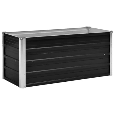 Afbeelding van vidaXL Hoogslaper voor de tuin, 100 x 40 45 cm, staal, verzinkt