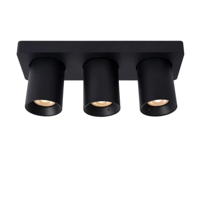 Afbeelding van Lucide Nigel Plafondspot 3x5W Zwart