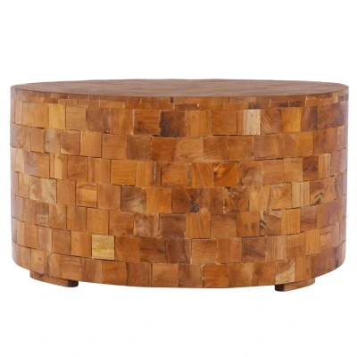 Afbeelding van Salontafel 60x60x35 cm massief teakhout