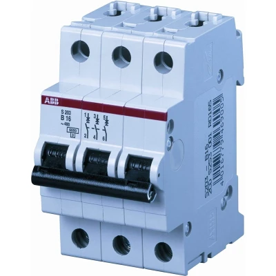 Afbeelding van ABB 2CDS253001R0135 S203 B13 Zekeringautomaat 3 polig