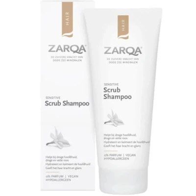 Afbeelding van Zarqa Scrub Shampoo Sensitive 200 ml