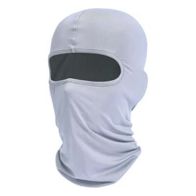 Afbeelding van Fuinloth Bivakmuts skimasker UV bescherming motorfiets sjaal zomer nekdoek mannen vrouwen, Lichtgrijs