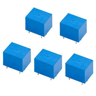 Afbeelding van Heschen PC kaartrelais, JQC 3F(T73), DC12V spoel, SPDT, 7A 250VAC, 5 polige klemmen, stuks