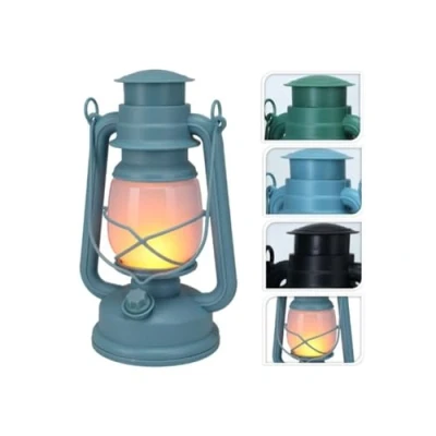 Afbeelding van Led lantaarn Lumineo Blauw Groen Aluminium 24,5 cm