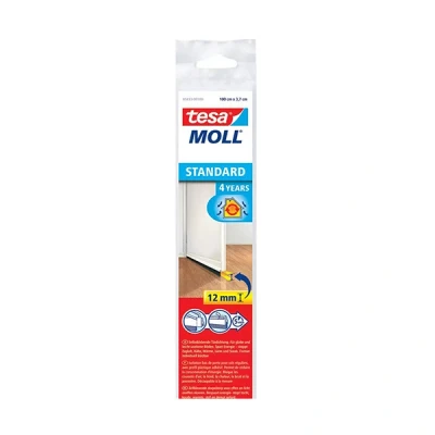 Image de tesa Moll calfeutrage bas de porte, blanc, auto adhésif