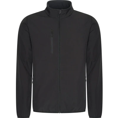 Afbeelding van Mario Russo Softshell Jas heren Winterjas Jassen Winddicht en waterafstotend Zwart XXL