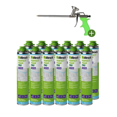 Afbeelding van Illbruck Purschuim FM350 880ml met purpistool (Set van 12 bussen)