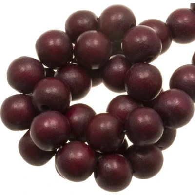 Afbeelding van Houten Kralen Intense Look (20 mm) Cherry stuks)