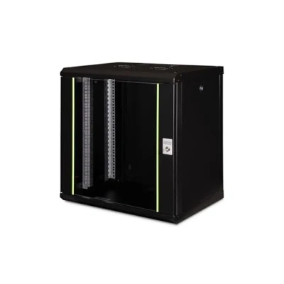 Afbeelding van Digitus DN 19 12 U SW 19inch wandkast (b x h d) 600 643 450 mm HE Zwart (RAL 9005)
