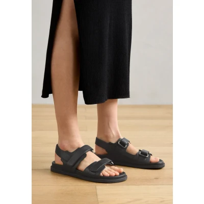 Afbeelding van Geox Adelash Sandalen, Dames, Maat: 38, Black Schaapsleer