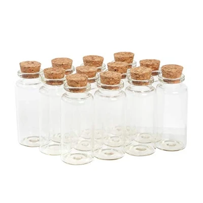 Afbeelding van Magic Season Decoratieve glazen flessen (12 stuks/30 ml)