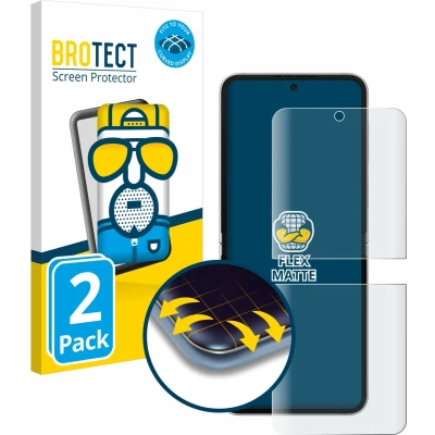 Afbeelding van BROTECT Screenprotector voor Samsung Galaxy Z Flip6 Folie Beschermfolie matte volledig dekking (2 Stuks)