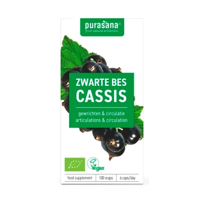 Afbeelding van Zwarte bes capsules bio 100 pcs.